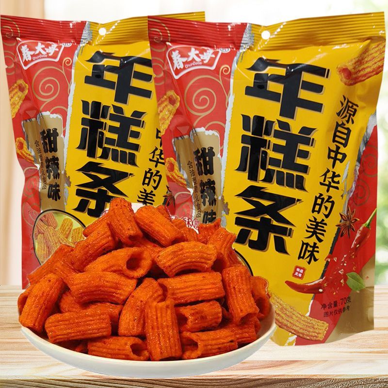 春大哥年糕条甜辣味70g大