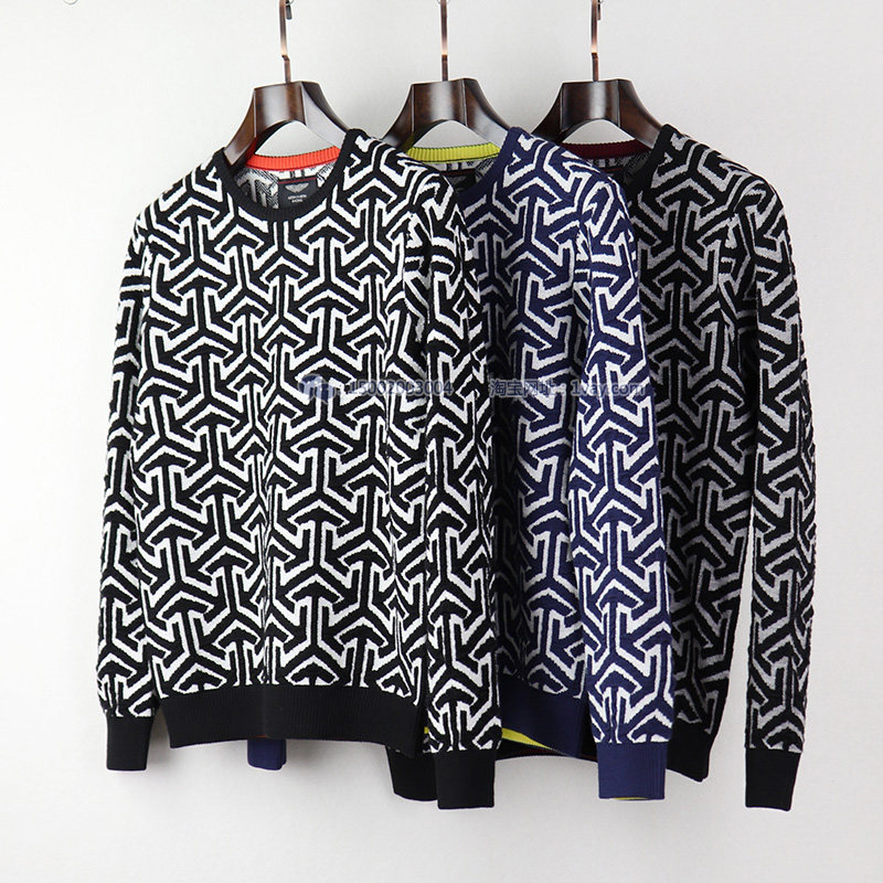 aston martin hackett阿斯顿马丁哈克特男装羊毛长袖毛衣针织衫