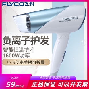 飞科电吹风机自动断电家用折叠冷热风宾馆用1600W风筒FH6651 6251