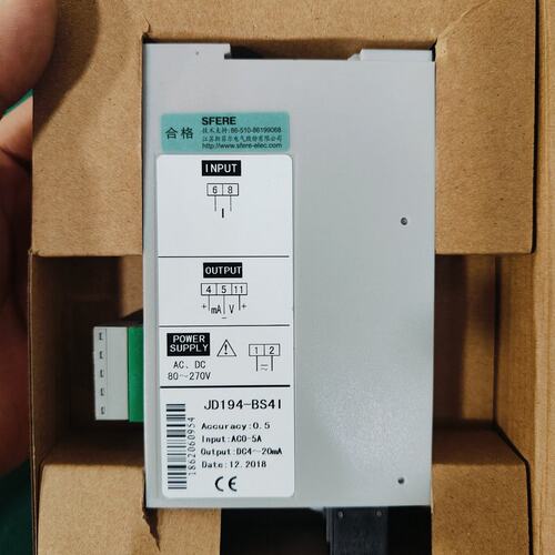 议价SFERE斯菲尔电流变送器JD194-BS4IJD194-BS4UJD194-BS4P