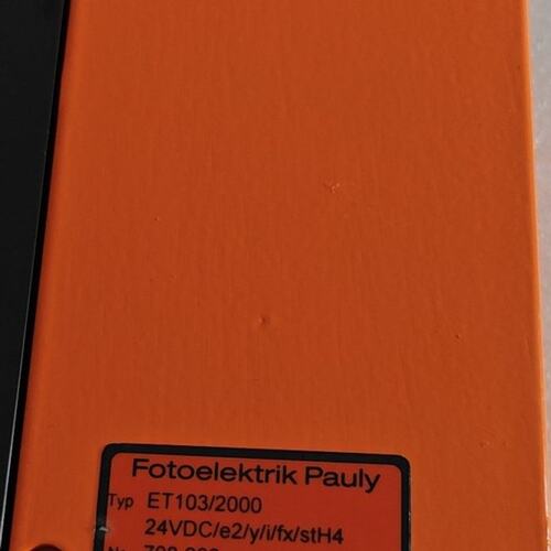 价Fotoelektrik Pauly光电传感器ET103/2000ET103/1000ET103/3000