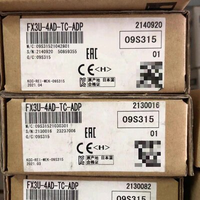 议价温度输入模块FX3U-4AD-TC-ADPFX3U-4AD-ADPFX3U-4AD-PT-ADP