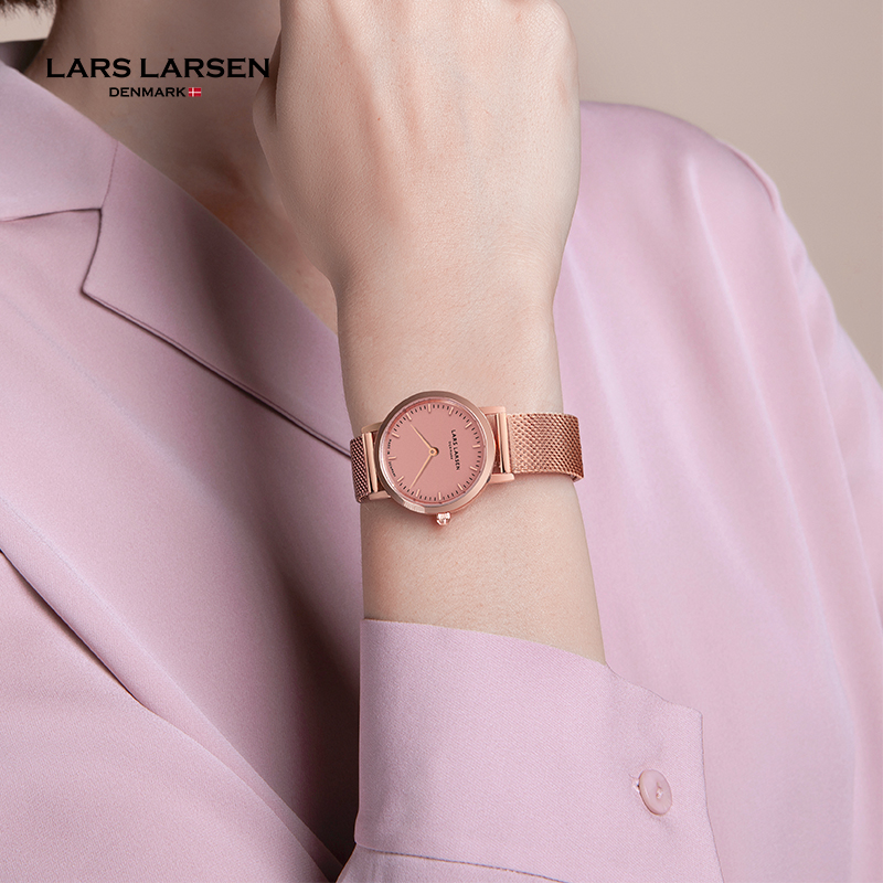larslarsen品牌时尚学生女款 小众手表女轻奢简约气质腕表