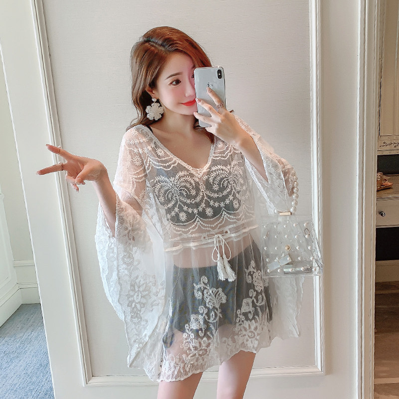 泳衣女2025年新款爆款泡温泉性感聚拢遮肚显瘦分体高腰平角裤泳装