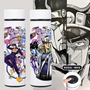 水杯子保温杯动漫周边太郎显示温度触屏承仗助智能JOJO不锈钢