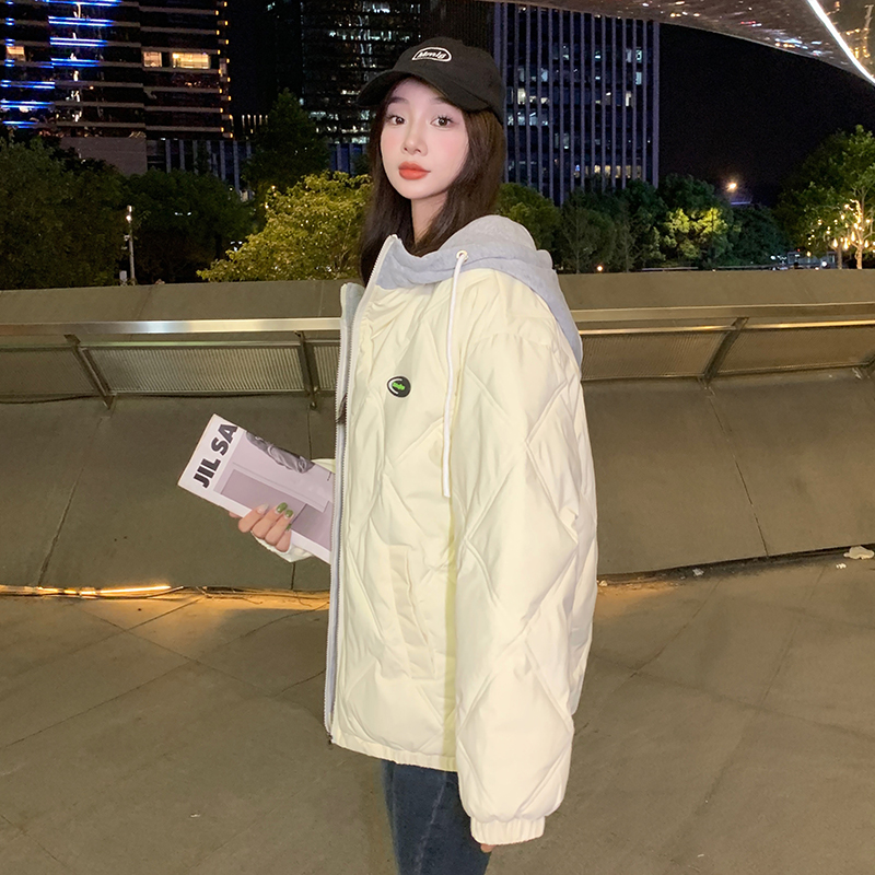 加厚短款面包服韩版宽松