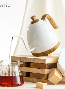 Brewista智能控温手冲咖啡壶家用不锈钢长嘴电热水泡茶温控b壶