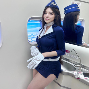 万圣节教官性感纯欲女警制服夜场教师cos办公室OL秘书套装空姐装