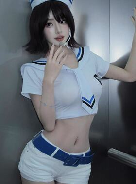 完全疯了女团主播海军风打歌服辣妹jk制服纯欲网红水手服套装学院