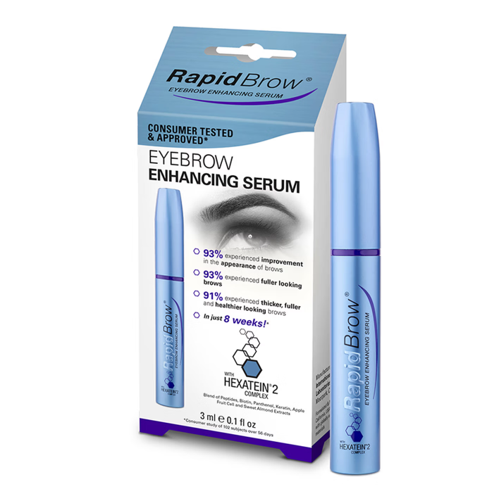 美国RapidBrow眉毛增长液男女浓密眉毛生长RapidLash眼睫毛增长液