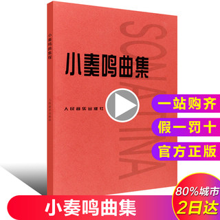 正版包邮小奏鸣曲集人民音乐出版社音乐书籍钢琴教材人音红皮书钢琴曲集入门教程舒伯特巴赫贝多芬莫扎特克列门蒂大调前奏曲