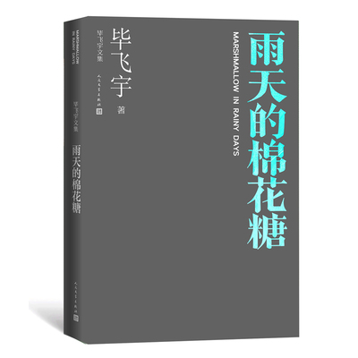 雨天的棉花糖 毕飞宇文集 短篇小说集 茅奖作家 推拿 小