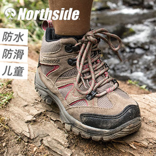 NORTHSIDE童鞋儿童户外鞋中帮防水防滑透气耐磨爬山徒步鞋登山鞋