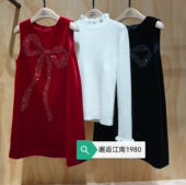 little 女童丝绒背心连衣裙KBE4DRS010 25年冬款 moco专柜正品 童装