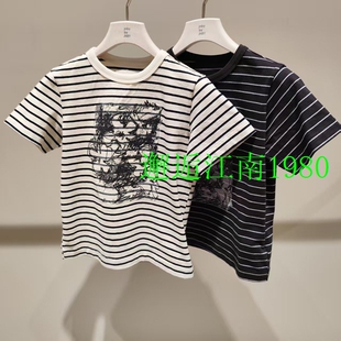 1Q3112380小江南童装专柜正品2026春夏新品男女童短袖T恤