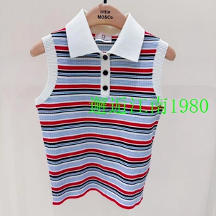 littlemoco专柜正品2026夏装新品女童毛织上衣KBF2SWT009
