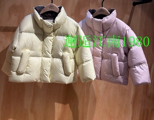 little moco童装25年冬款男女童短款立领羽绒服KBE4EIN007