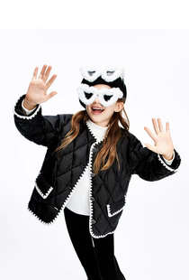 小moco专柜正品童装24冬装女童小香风轻薄羽绒服KBD4EINT06