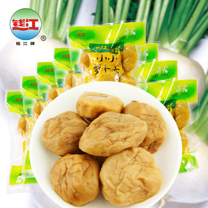 钱江牌小小萝卜头萧山特产萝卜干龙眼形枣形萝卜头下饭酱腌菜128g