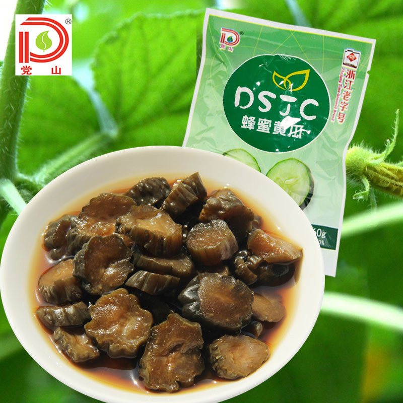 党山蜂蜜黄瓜60g腌黄瓜酱黄瓜脆瓜黄瓜片下饭菜酱菜不辣