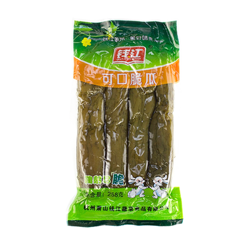 钱江可口脆瓜酱黄瓜咸菜腌黄瓜脆甜酱瓜下饭菜泡菜杭州特产258g