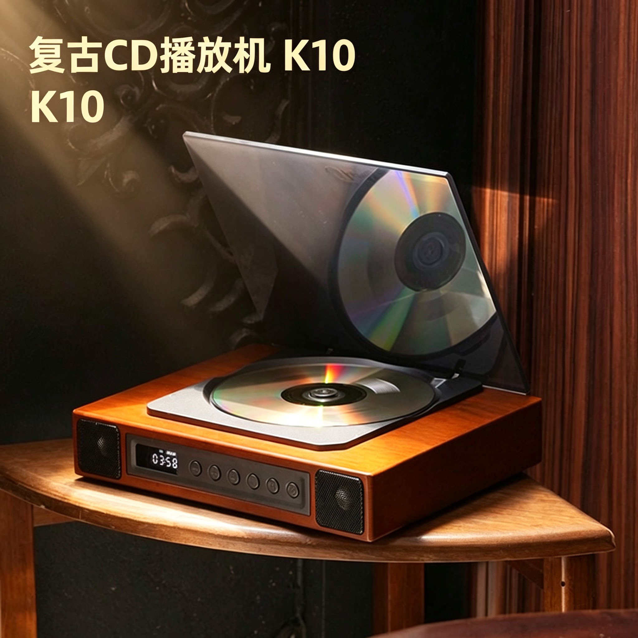发烧CD机复古听专辑播放一体机图片