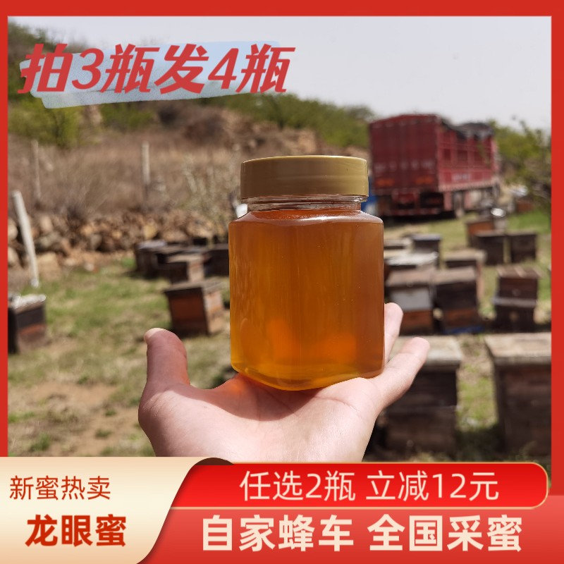 龙眼蜜于哥哥家的蜂蜜2025年天然封盖成熟蜜农家自产500g包邮