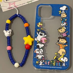 多巴胺米珠考拉黄色星星ccd相机挂绳手机壳挂件配饰拍立得防丢手串珠