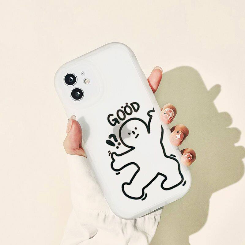 ins趣味可爱卡通适用红米note9pro手机壳5g小米11镜头全包k30透明小米