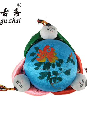 3人彩 手绘花草百子针插针扎 针垫 十字绣工具  pincushion