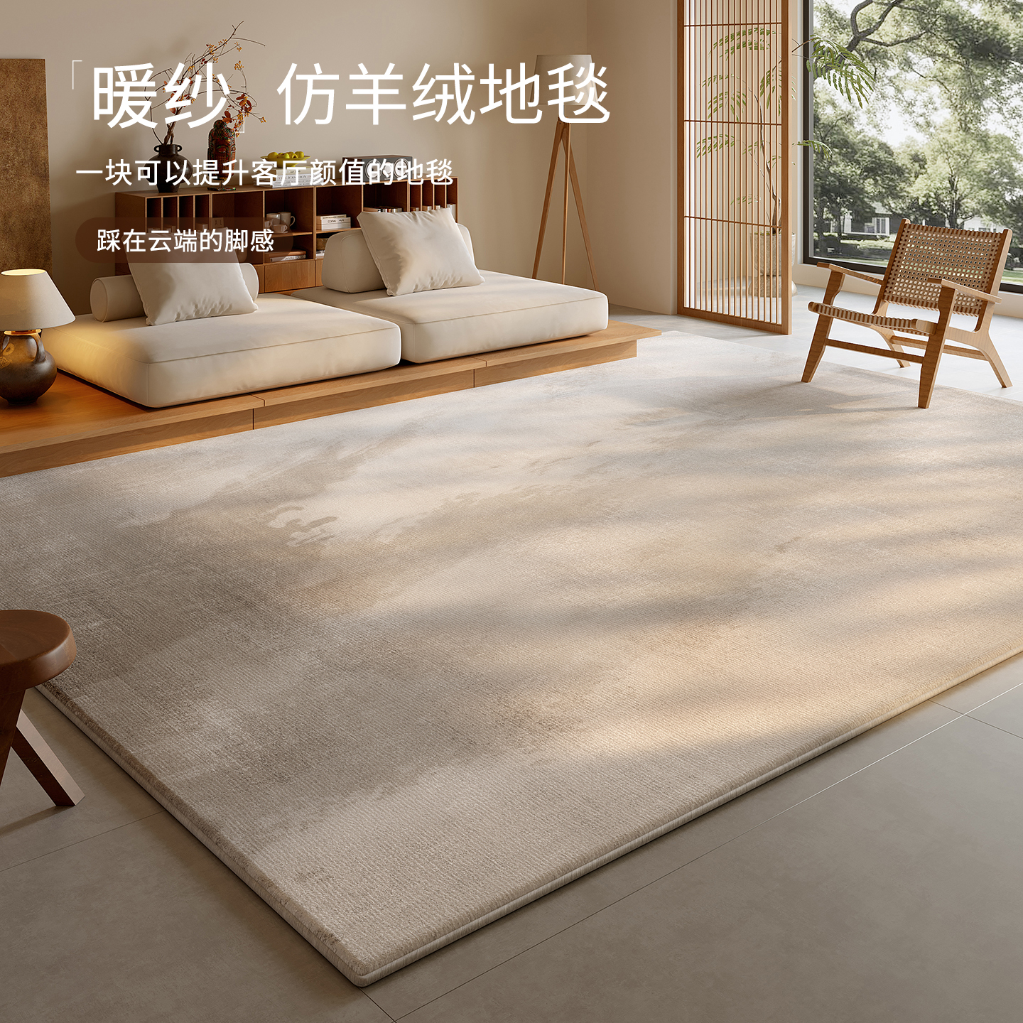 加厚加密隔音可洗可擦地毯