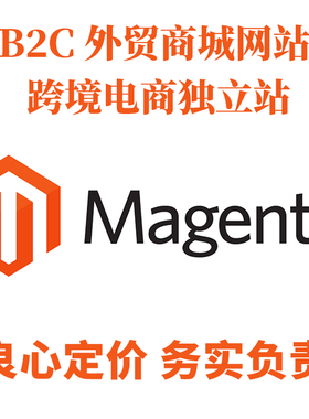 Magento购物商城系统跨境电商独立站建站外贸网站开发B2B自建站
