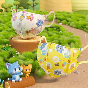 海氏海诺儿童口罩3d立体防护小孩卡通可爱儿童口罩3-6岁独立包装