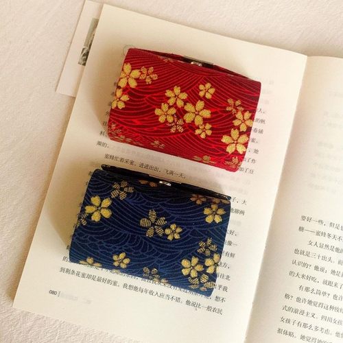 口红盒随身便携带镜子日式文艺复古迷你手工礼物盒唇膏盒子保护套