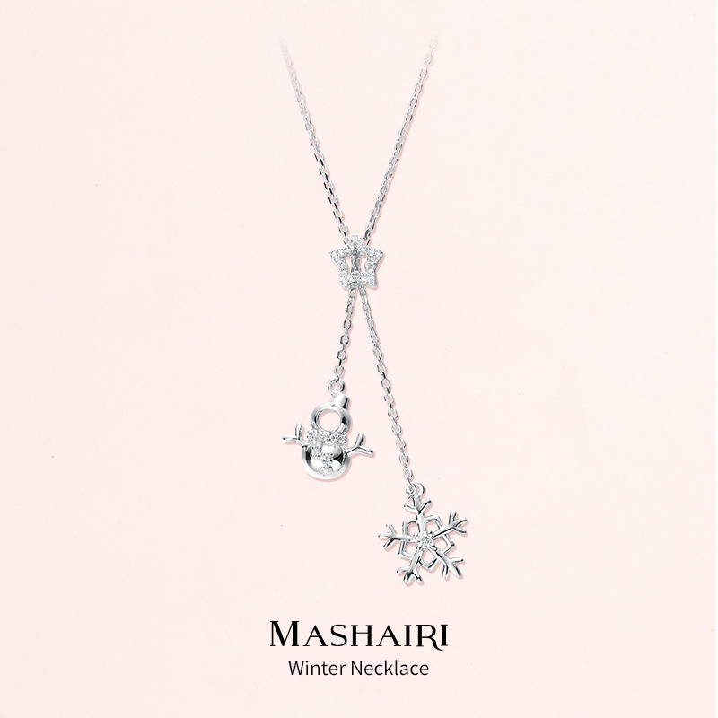 Mashairi项链女日韩学生创意潮人 s925银生日百搭简约锁骨链森系|ruв категории Украшения,ювелирные изделия, ожерелье - от Buy2taobao.com для оказания профессиональной услуги покупки агента Taobao