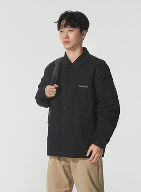 秋季新款正品添柏岚男刺绣LOGO翻领运动休闲梭织夹克外套A5N46001