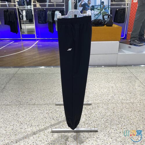 正品SKECHERS斯凯奇简约百搭女抓绒保暖束脚运动休闲长裤P425W217