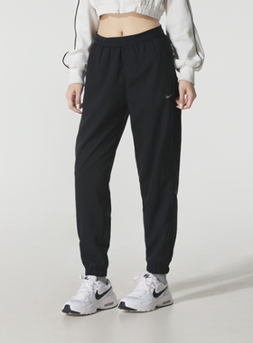 正品NIKE耐克女裤束脚收口休闲运动训练户外梭织长裤HV5767-010