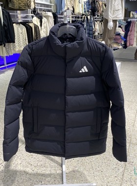 冬季正品ADIDAS阿迪达斯男装保暖运动休闲立领羽绒服外套KH3994