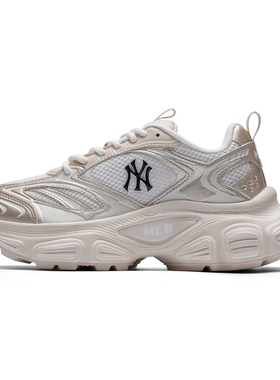 春季新款正品MLB时尚百搭耐磨厚底低帮男女运动休闲板鞋3ASHWC36N