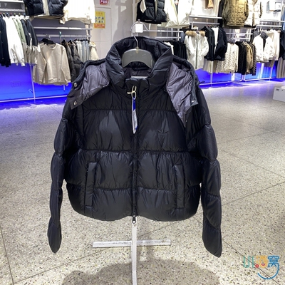 正品Adidas阿迪达斯三叶草防风保暖连帽女运动休闲羽绒服KG4905