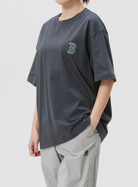 夏新款正品MLB纯棉百搭透气时尚男女运动休闲短袖T恤3ATSM0763