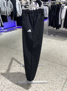 新款正品Adidas阿迪达斯女保暖束脚休闲运动梭织长裤KA7079