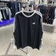 T恤JM8012 运动针织蝴蝶结长袖 正品 ADIDAS阿迪达斯三条纹百搭女款