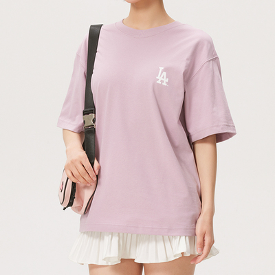 MLB正品夏季透气男女短袖T恤