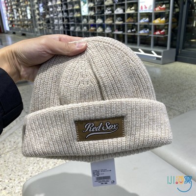 正品MLB男女针织帽保暖绒线帽