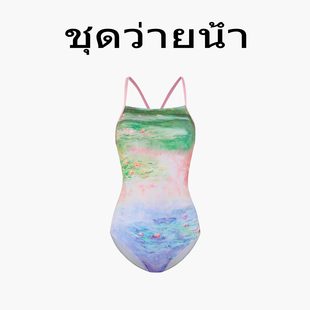 连体泳衣女士连体竞速保守遮肚显瘦游泳装 设计新款 swim泰式 Naga