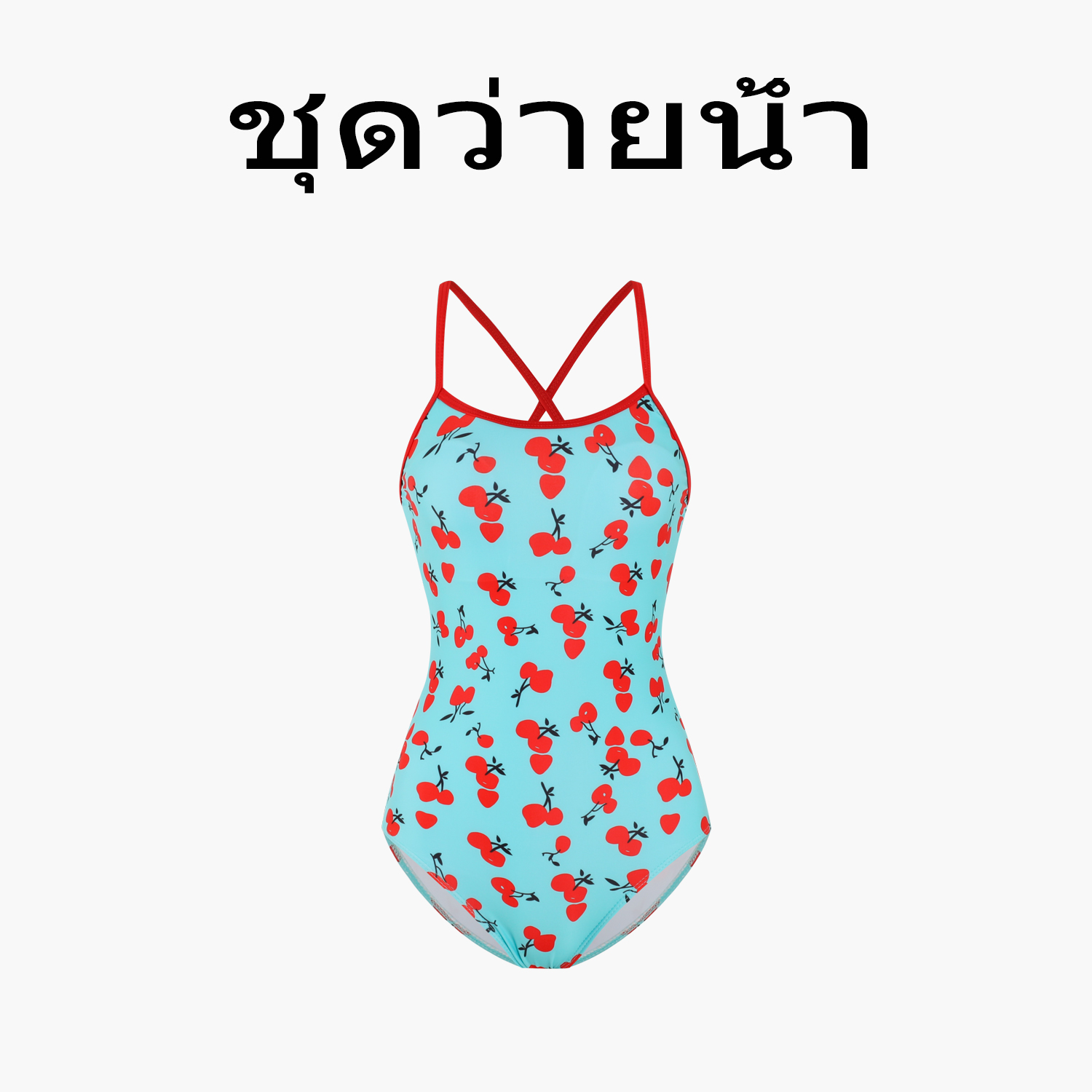 Naga swim泰式设计泳衣女士连体裙式保守遮肚显瘦性感连身游泳装