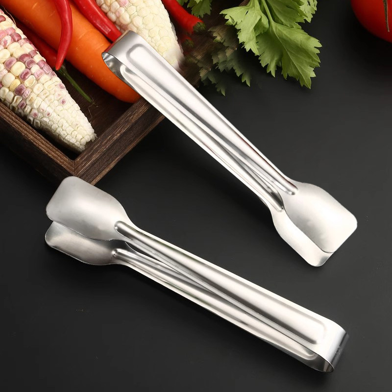 不锈钢冰夹冰块夹子热毛巾面包食品夹食物夹酒店饭店水果烧烤肉夹