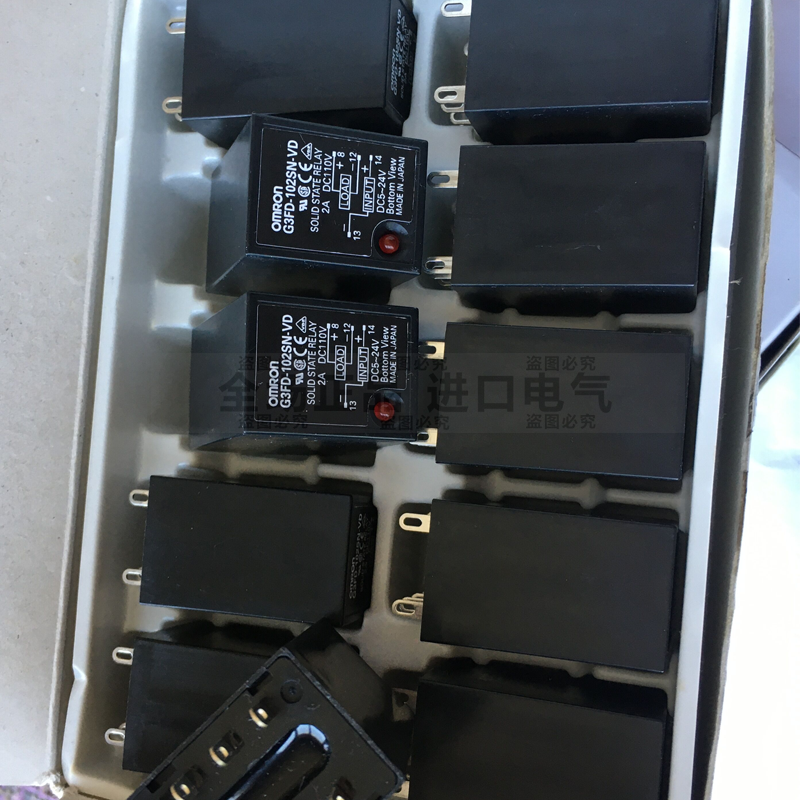 欧姆龙固态继电器G3F-203SN/X03SN控制DC5-24V/G3FD-102SN-VD/SNL